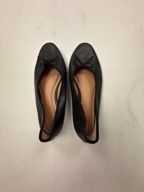Old Navy Classic Style Ballet Flats Black 2010s Minimalist - Womens 8